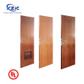 Portes de feu en bois intérieur swing en bois massif portes spéciales composite bois moderne rinçage complet ul ul matériel ul standard 1.5h